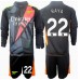 Arsenal David Raya #22 Keeper Tredjedraktsett Barn 2024-25 Langermet (+ Korte bukser)